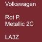 Preview: Volkswagen, Rot P. Metallic 2C, LA3Z.